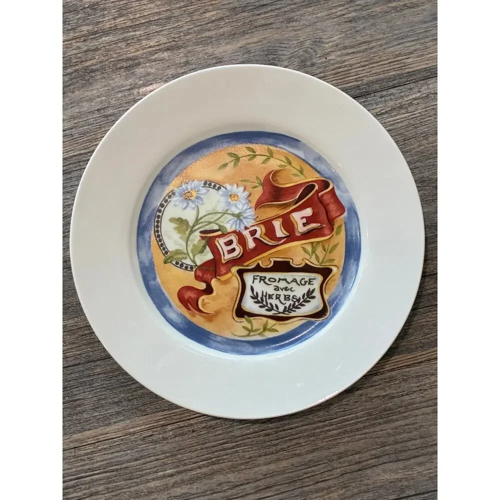 Restoration Hardware Set of 4 Classic Cheeses Plates